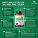 Добавка премиум-класса поддержка оксида азота Zazzee Organic Beet Root 180 капсул - изображение 4