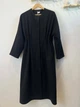 Женское длинное пальто Инсар со скрытой застежкой и карманами Modna KAZKA MKSH2351 - 54/56, Чорний - изображение 2