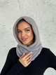 Капюшон капор с воротником из экомеха альпака WARM ALPAKA серый - изображение 2