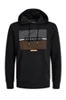 Худи из хлопка Jack & Jones 12249269c73 XS черное (100017843) - изображение 1