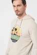 Худи из хлопка Jack & Jones 12249267c73 XS бежевое (100017727) - изображение 3