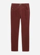 Вельветовые джинсы slim fit C&A 2179120c36 38 бордовые (100016458) - изображение 4