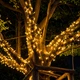 Светодиодная гирлянда 14 м 160 LED Yellow, жёлтый свет, белый кабель - изображение 3