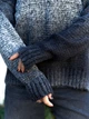 Жіночий светр теплий в'язаний Melange Sweater чорний-меланж One Size - зображення 4