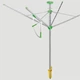 Сушилка для белья уличная Juwel NovaPlus 600 Lift Green (30091) (DAS303889) - изображение 3