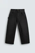 Джинси Zara Worker Wide Fit чорний 0840/459/800 30 - зображення 7