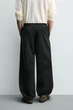 Штани Zara парашути Relaxed Fit чорний 6786/420/800 S - зображення 3