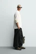 Штани Zara парашути Relaxed Fit чорний 6786/420/800 S - зображення 4