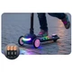 Трехколесный балансировочный самокат Ricokids Glowi черно-розовый (5903890632809) - изображение 7