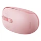 Беспроводная мышь Baseus F01B Tri-Mode безшумная (BT 5.0/3.0 + 2.4G, 1600 DPI). Pink - изображение 3