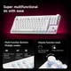 Клавиатура игровая магнитная Mchose MIX 87 E-Sports 8000Hz RGB White (80% / TKL) - изображение 3