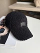 Кепка бейсболка барашек Тедди Ugg с ушками женская теплая черный - изображение 3