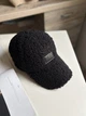 Кепка женская UGG теплая барашек тедди на флисе с ушками Черный - изображение 2
