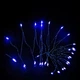 Гирлянда на елку Конский хвост Мишура 3 метра 1800 LED 20 нитей 8 режимов с пультом ДУ от сети светодиодная новогодняя комнатная гирлянда для елки Синий - изображение 5