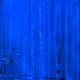Гірлянда Водоспад 240Led 3m*2m від USB мідний дріт синій - зображення 3