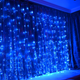 Гірлянда Водоспад 320 Led 3m 2m 220V для прикрашання Синій - зображення 7
