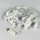 Гірлянда прищіпки 20 LED USB 4.5m теплий білий дріт - зображення 2