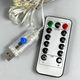 Гірлянда 100LED 3m 8 режимів із пультом від USB Теплий - зображення 3
