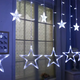 Гирлянда шторка 4м 0 4м 220V с коннектором Stars малые и большие белый - изображение 7