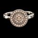 Серебряная кольца 925 пробы с фианитами - изображение 1