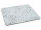 Скляний килимок для миші WorkPlaceShop BigWhiteWaves білий 400x450x5 мм (WPS-GL-BWW-400x450) - зображення 1
