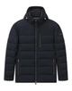 Мужская куртка Bugatti в темно-синем цвете с капюшоном - размер 30/60 (4XL)(21031/390/273213) - изображение 1