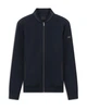 Мужская трикотажная кофта-бомбер Bugatti на молнии - размер 30/60 (4XL)(25174F/390/8750) - изображение 1