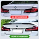 Спойлер AD_Plastik BMW 5 Series G30 2017 2024 CS F90 Style чорний глянсовий (B-85) - зображення 6