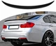 Спойлер AD_Plastik BMW 3 Series F30 M3 F80 M Performance Style чорний глянсовий (В-76) - зображення 1