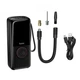 Автомобільний насос HOCO ZP18 Enlighten portable smart air pump Black (25238) - изображение 7