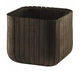 Горщик для квітів Keter Cube Planter S 29,5х29,5х29,7 см пластиковий вуличний коричневий (230226) - изображение 1