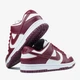 Жіночі кросівки Nike Dunk Low Team Red Bordo White 38 - изображение 4