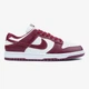 Жіночі кросівки Nike Dunk Low Team Red Bordo White 40 - изображение 9