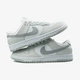 Жіночі кросівки Nike Dunk Low White Grey 38 - изображение 10