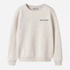 Подростковый теплый свитшот для девочки Name it 13258989-Peyote Melange 146-152 см Белый (5715913172687) - изображение 1