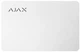 Безконтактна картка Ajax Pass Jeweller 86х54х0,8 мм пластик біла - зображення 1