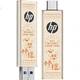 Флеш память USB HP 32GB USB 3.2 Gen1 Orange переходник Type-C и ремешок - изображение 1