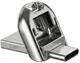 Флеш память USB Aigo U358 32GB USB 3.2 Gen1 + Type-C Silver - изображение 1
