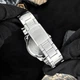 Чоловічий годинник Casio MTP-V004D-1B2 з датою, сріблястий металевий браслет, чорний циферблат - зображення 8