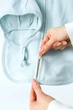 Утепленная евро пеленка на молнии с шапочкой "Cozy", Сиза 0-3 мес. MagBaby 0-3 мес (4475) - изображение 5