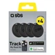 Локалізатор SBS Track My Dual набір 4 шт Black (8018417532375) - зображення 2