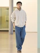 Спортивная кофта мужская Uniqlo 443330427 2XL Молочная (1162803211) - изображение 4