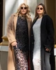 Жіноче пальто з кашеміру преміум якості Чорний XXXL-XXXXL - зображення 7