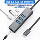 USB-C хаб з мережевим адаптером RJ45 Gigabit + 3×USB 3.0 Schöff перехідник ethernet (ST-NC2521G) - зображення 3