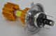 Лампа фари LED H4 3 COB для фар мотоцикла 6000К дальній/ближній - зображення 2