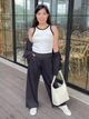 Куртка демисезонная короткая женская Uniqlo 285902771 M Черная (1159852075) - изображение 8