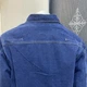 Куртка Wrangler мужская джинсовая теплая накладные карманы XL синяя - изображение 5
