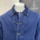 Куртка Wrangler мужская джинсовая теплая накладные карманы XL синяя - изображение 7