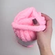 Пряжа Maxi AVANTI YARN для в'язання руками мікрополіестер яскраво-рожева (10400-0004) - зображення 2
