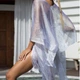 Пляжний кардиган накидка з бахромою Mila Ricco Ocean Breeze Блакитний One Size - зображення 3